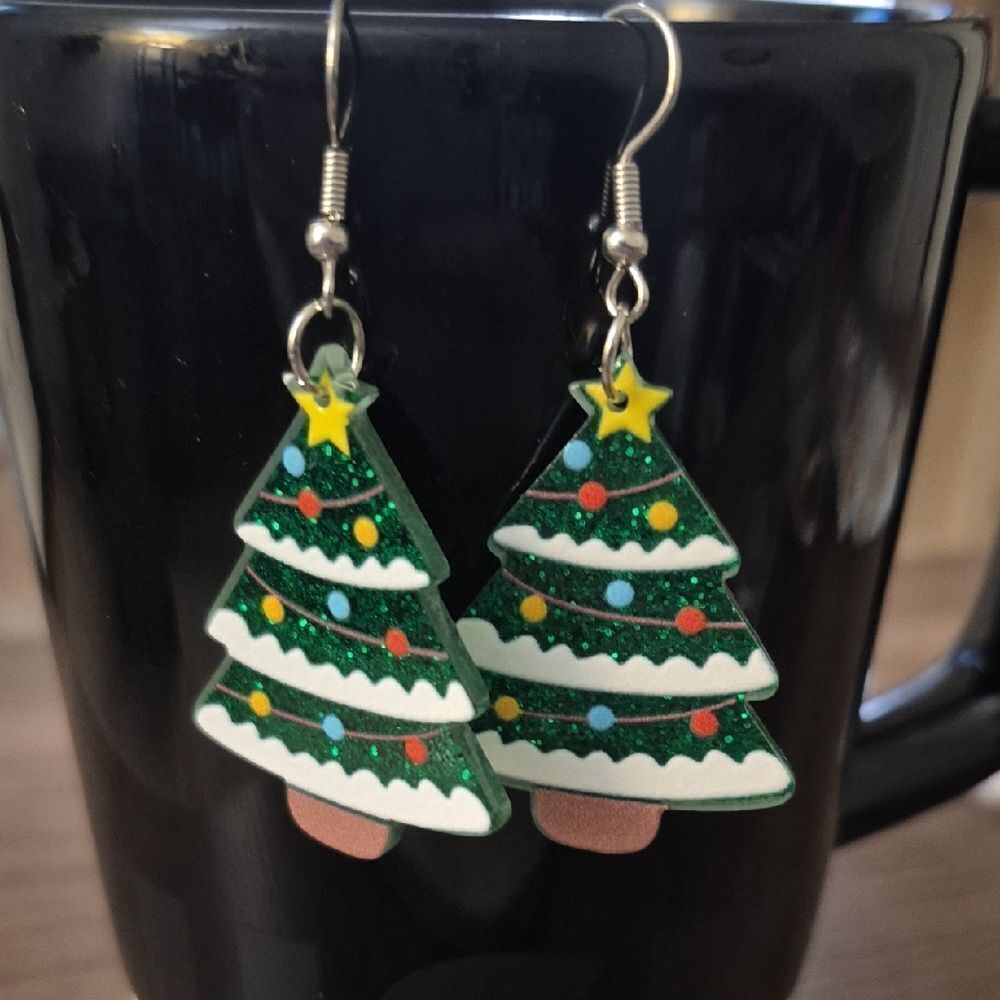 ♡♡♡ Novelty Festive Christmas Tree Earrings | Gifts for Her